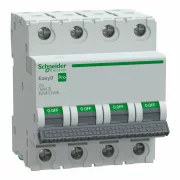 Siguranta automata 4P 6A C 6kA MCB, EZ9F57406, Schneider