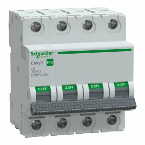 Siguranta automata 4P 6A C 6kA MCB, EZ9F57406, Schneider