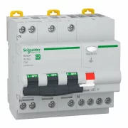 Siguranta diferentiala RCBO 3P+N 20A 30mA 6kA C tip A, EZ9D55720, Schneider