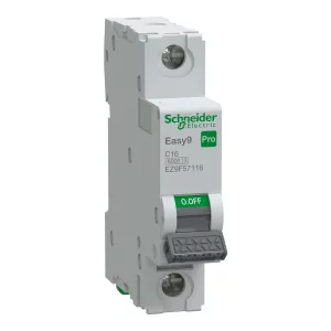 Siguranta automata 1P 16A C 6kA MCB, EZ9F57116, Schneider