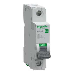 Siguranta automata 1P 40A C 6kA MCB, EZ9F57140, Schneider