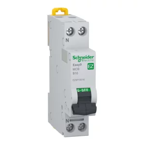 Siguranta automata 1P+N 16A B 6kA MCB, EZ9P15616, Schneider