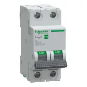 Siguranta automata 2P 6A C 6kA MCB, EZ9F57206, Schneider