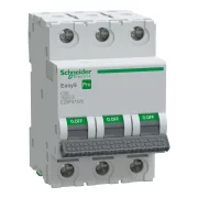 Siguranta automata 3P 25A C 6kA MCB, EZ9F57325, Schneider