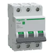 Siguranta automata 3P 50A C 6kA MCB, EZ9F57350, Schneider