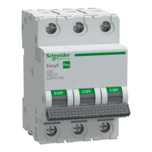 Siguranta automata 3P 50A C 6kA MCB, EZ9F57350, Schneider
