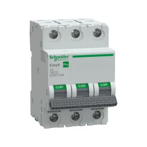 Siguranta automata 3P 6A C 6kA MCB, EZ9F57306, Schneider