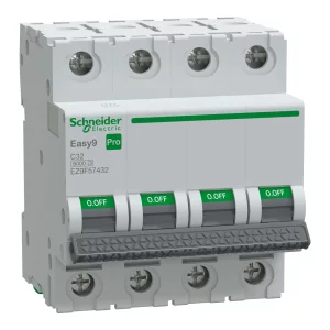 Siguranta automata 4P 32A C 6kA MCB, EZ9F57432, Schneider
