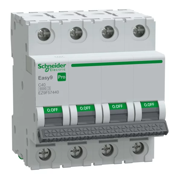 Siguranta automata 4P 40A C 6kA MCB, EZ9F57440, Schneider