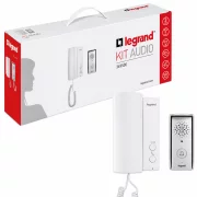 Kit interfon audio 1 familie 3 fire 230V, 369500, Legrand