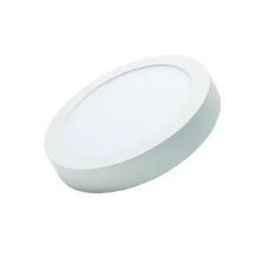 Panel LED PLUS slim rotund aplicat 20W 6500K lumina rece 1800lm 225mm 85-265V IP44, 145-68510