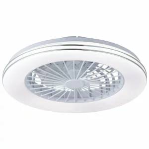 Plafoniera LED cu ventilator Breezy 48W+15W CCT 49cm
