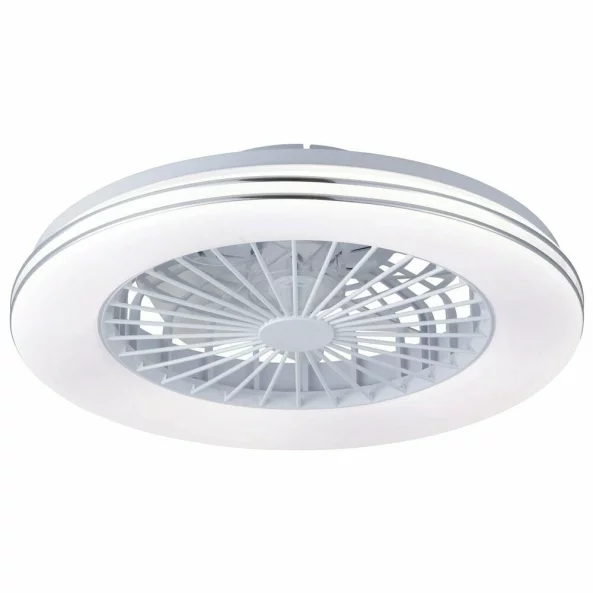 Plafoniera LED cu ventilator Breezy 48W+15W CCT 49cm