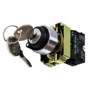 Selector cu cheie si retinere negru 0-1, Freder