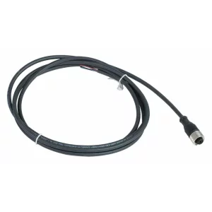 Conector drept precablat XZ mama M12 4 pini cablu PUR 2m, XZCP1141L2