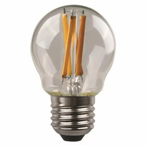 Bec cu led filament bulb G45 transparent 6.5W 806lm E27 3000K, 147-78262