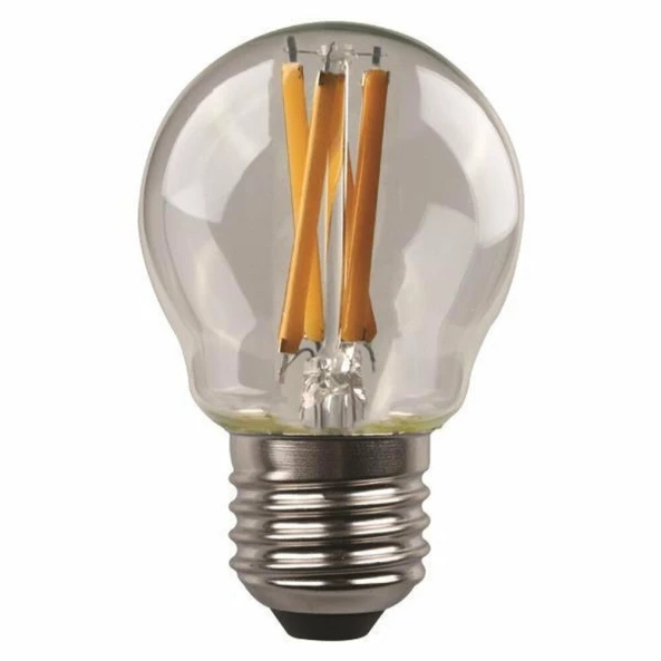 Bec cu led filament bulb G45 transparent 6.5W 806lm E27 3000K, 147-78262