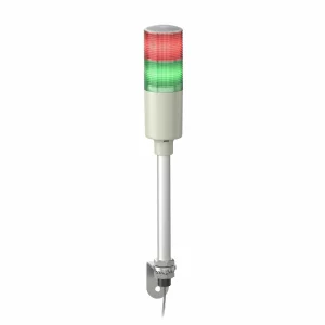 Coloana de semnalizare Harmony XVG 2 Unitati RV 240VAC LED si BUZZER montaj picior L, XVGM2S, Schneider