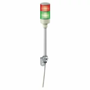 Coloana de semnalizare Harmony XVG 2 Unitati RV 24VAC-DC LED montaj picior L, XVGB2, Schneider