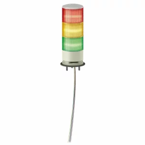 Coloana de semnalizare Harmony XVG 3 Unitati RGV 24VAC-DC LED si BUZZER montaj baza, XVGB3SW, Schneider