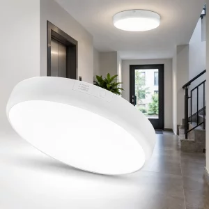 Plafoniera LED Lucas cu senzor de miscare si iluminat de urgenta 4h 15/20/25W 5CCT 2250lm IP54, 027-024-0025