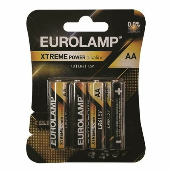 Baterii alcaline AA LR6 1.5V Extreme Power set 4buc